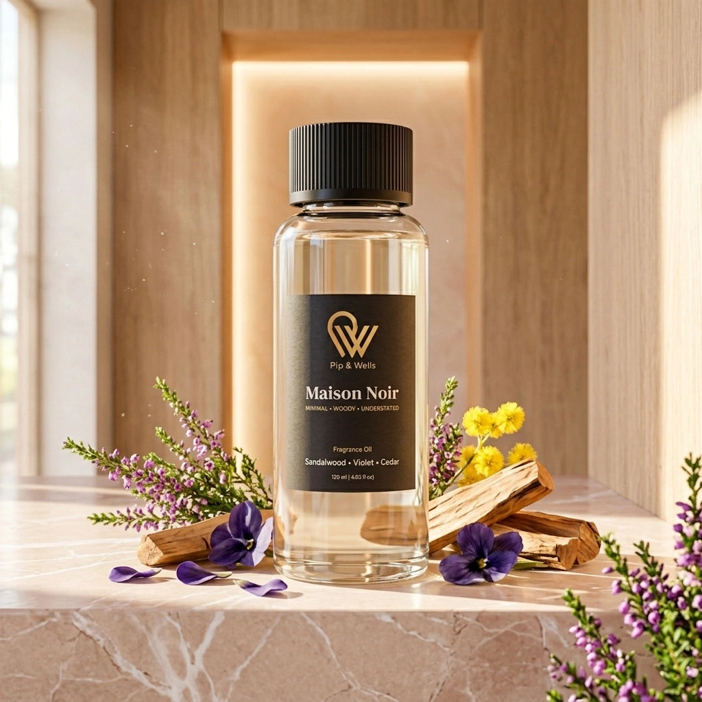 Pip & Wells Maison Noir-Duftöl mit Blumen und Holz