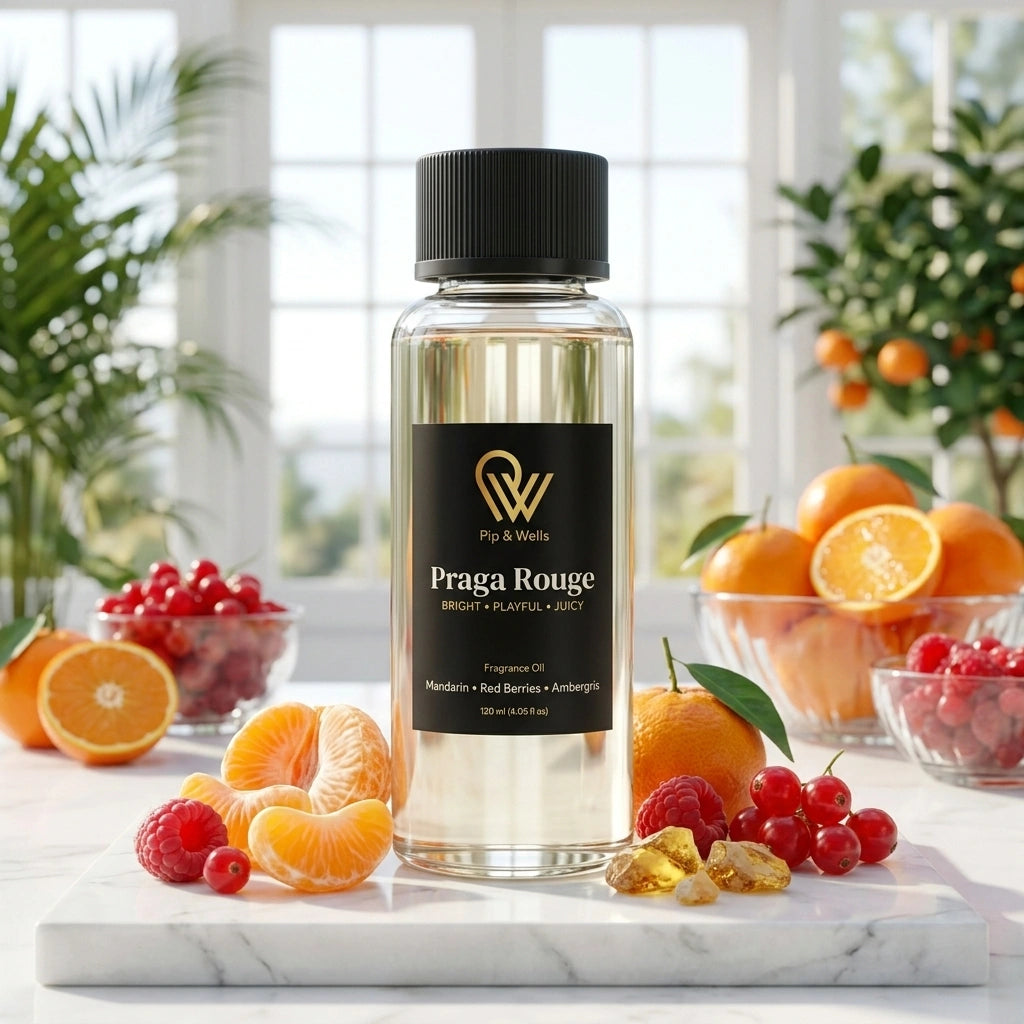 Pip & Wells Praga Rouge-Duftöl mit Zitrusfrüchten und roten Beeren