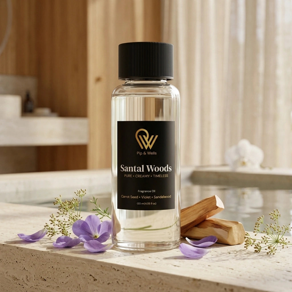 Pip & Wells Santal Woods-Duftöl mit Sandelholz und Veilchen