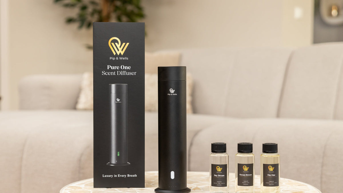 Pure One diffuser with Pip & Wells fragrance oils